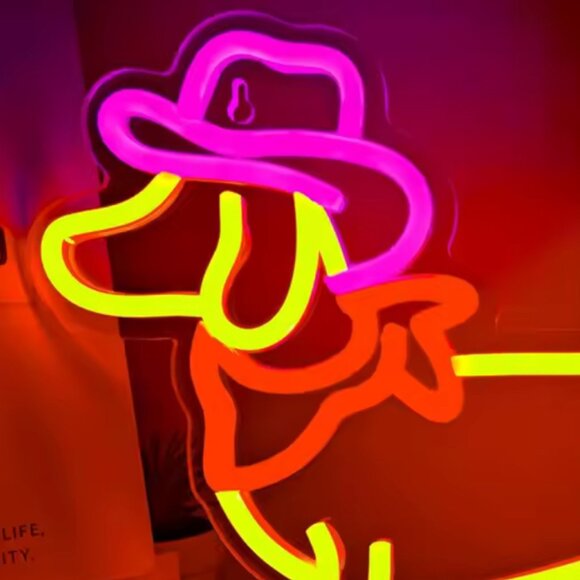 WEENIE DOG NEON LED SIGN - Picture 5 of 5
